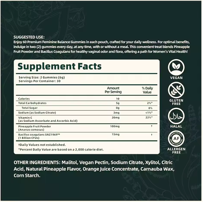 Premium Feminine Balance Gummies